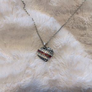 Beautiful Brighton I Love America Necklace & Bracelet Set